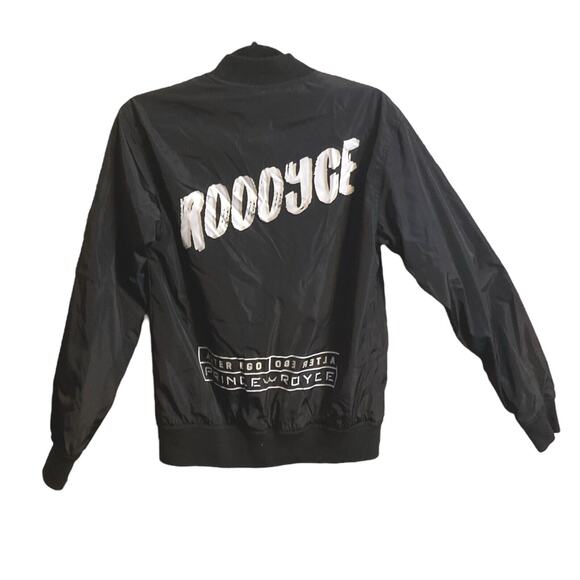 Prince Royce Alter Ego Tour Aviator Bomber Jacket Size XS Gold Logo “Roooyse” - Picture 6 of 16